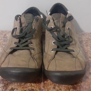Cushe Men's Malibu Old Brown Leather Lace-Up Sneakers Size 10 No Insoles